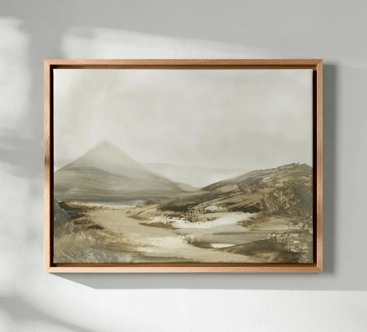 Snowdonia canvas met Baklijst van Dan Hobday