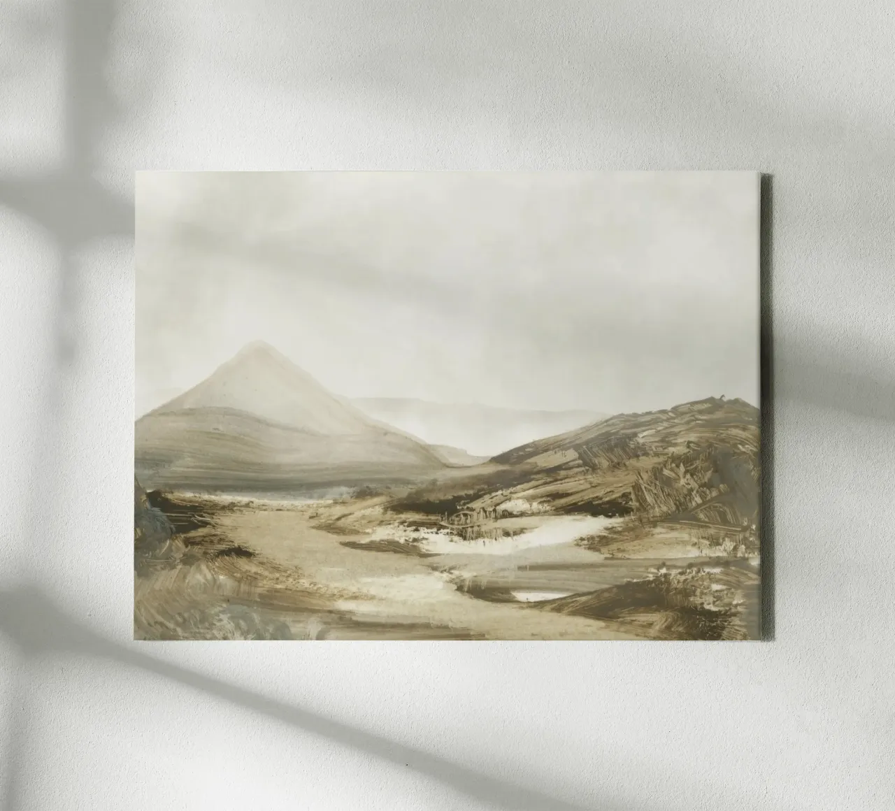 Snowdonia canvas met Baklijst van Dan Hobday