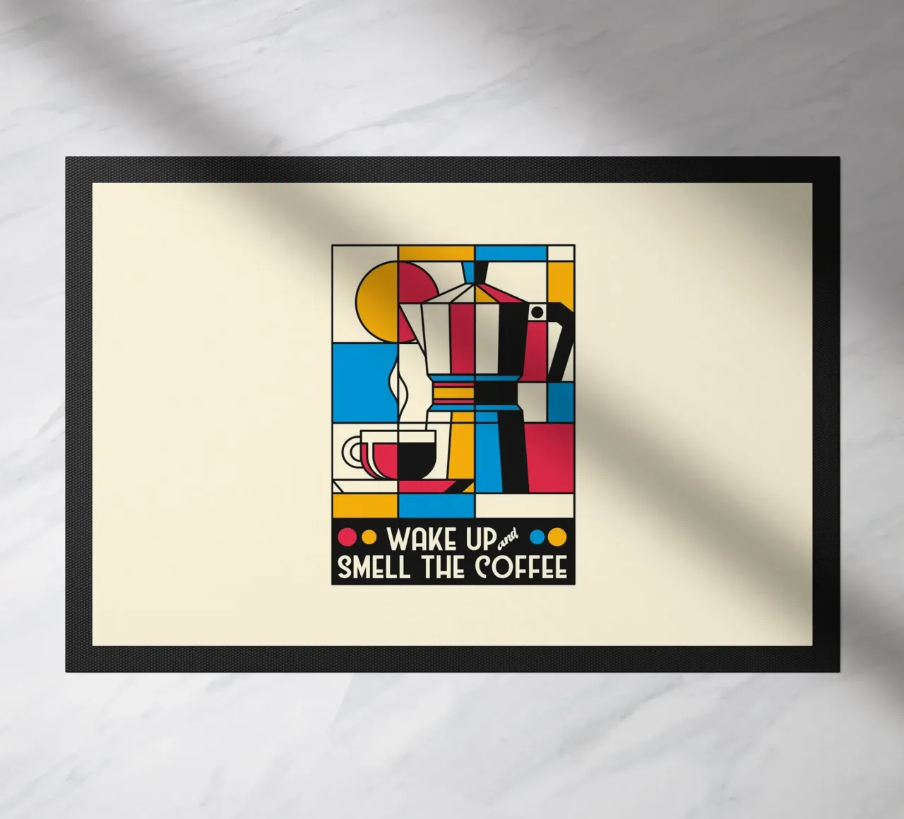 Wake Up And Smell The Coffee Mondrian zerbino da Tobe Fonseca