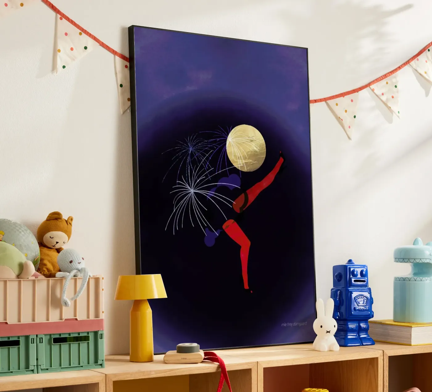 Festive forex-plaat van Mie Frey Damgaard