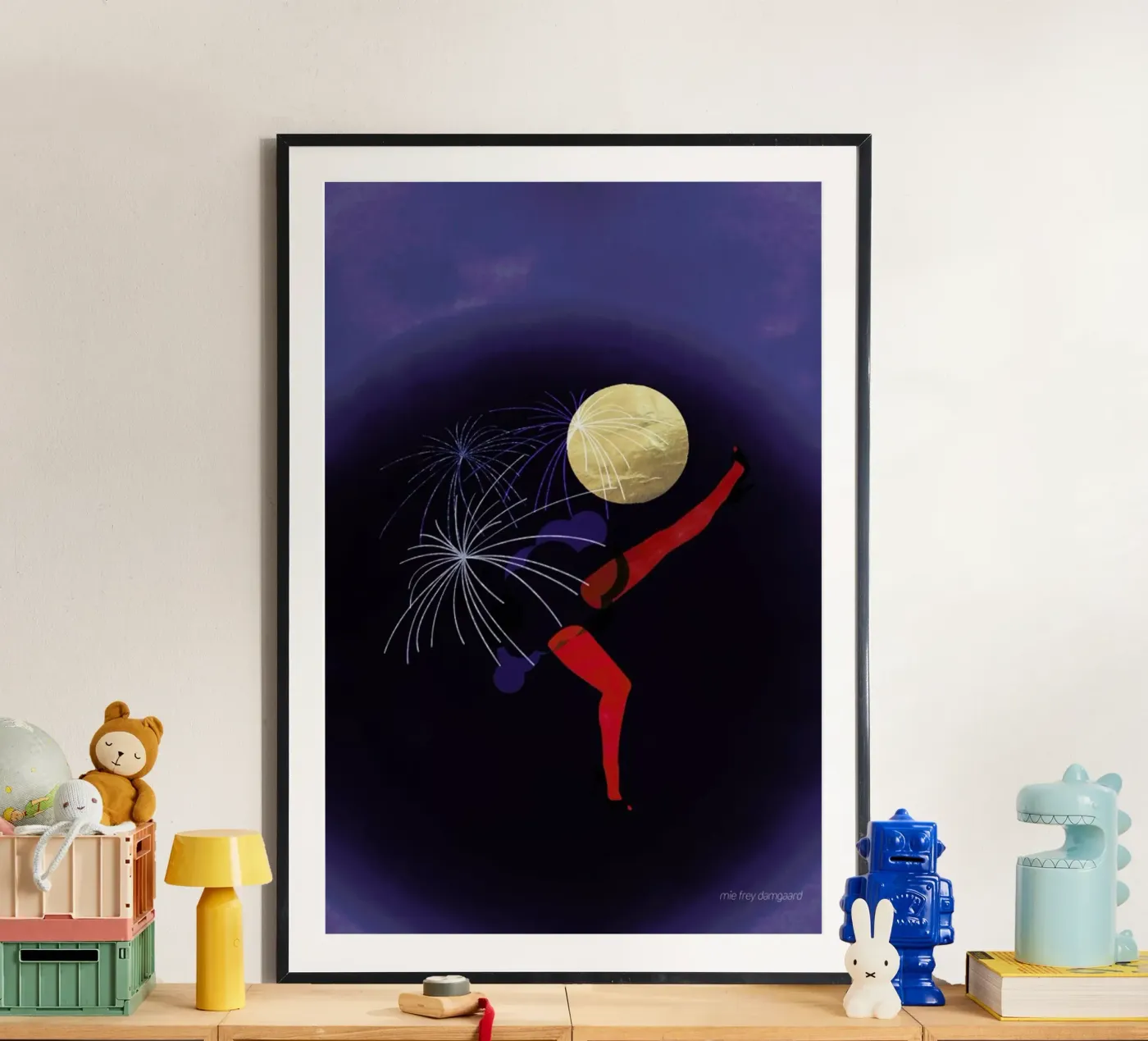 Festive poster van Mie Frey Damgaard