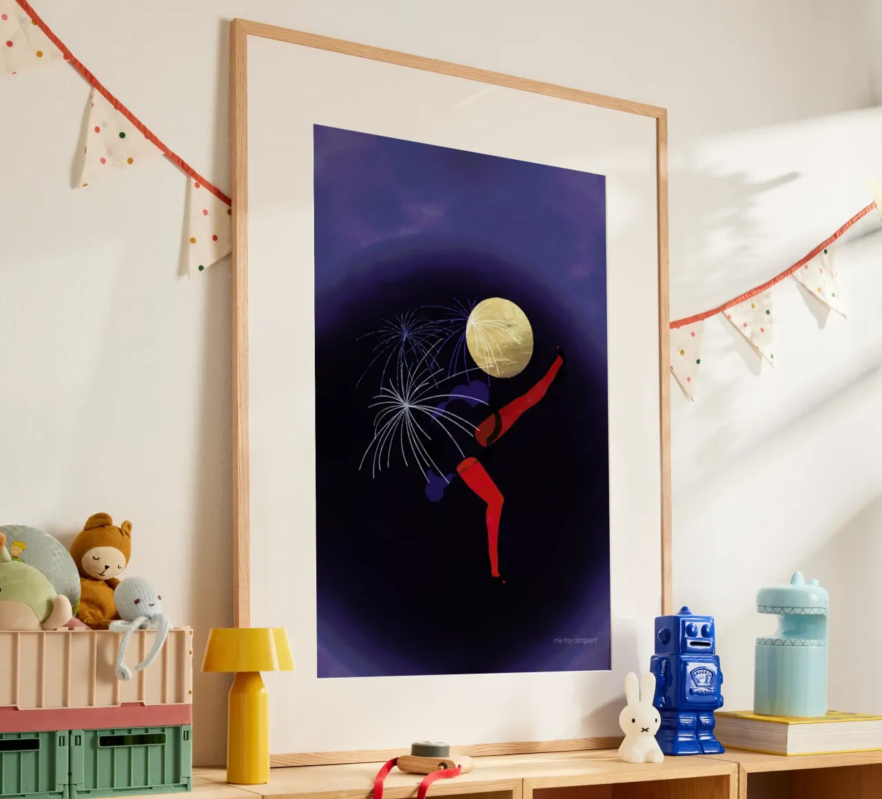 Festive poster da Mie Frey Damgaard