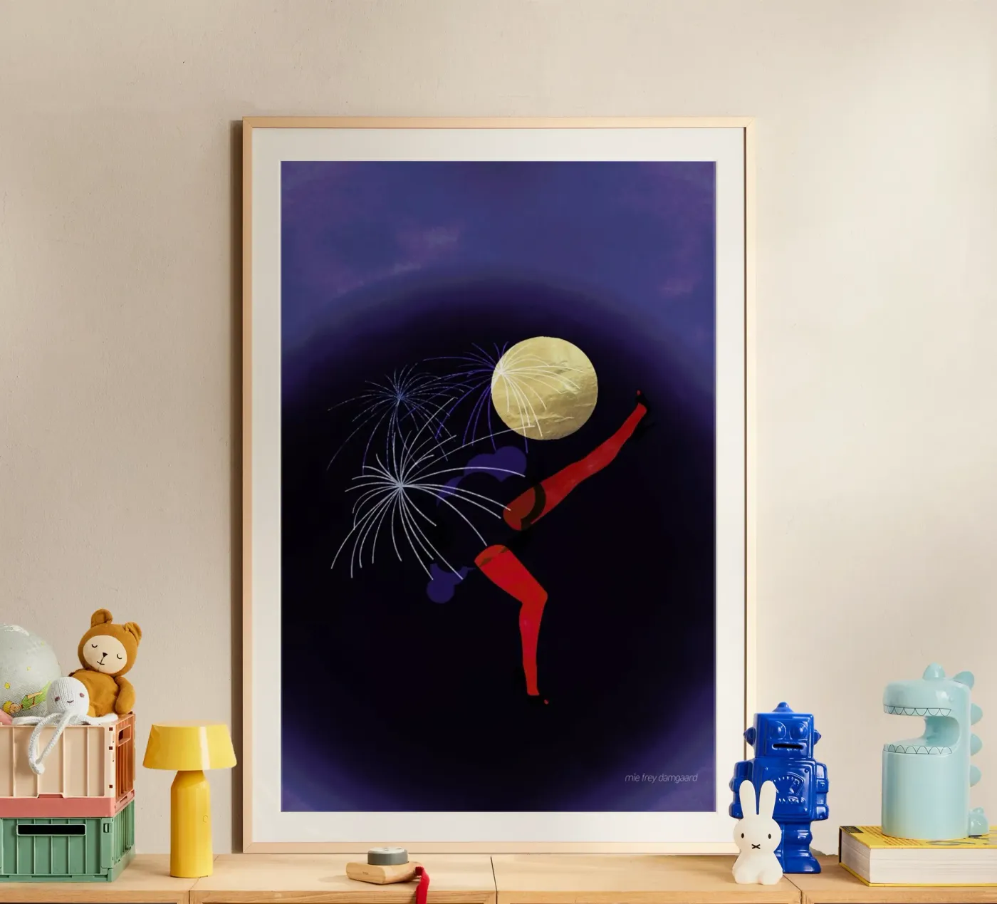 Festive poster van Mie Frey Damgaard