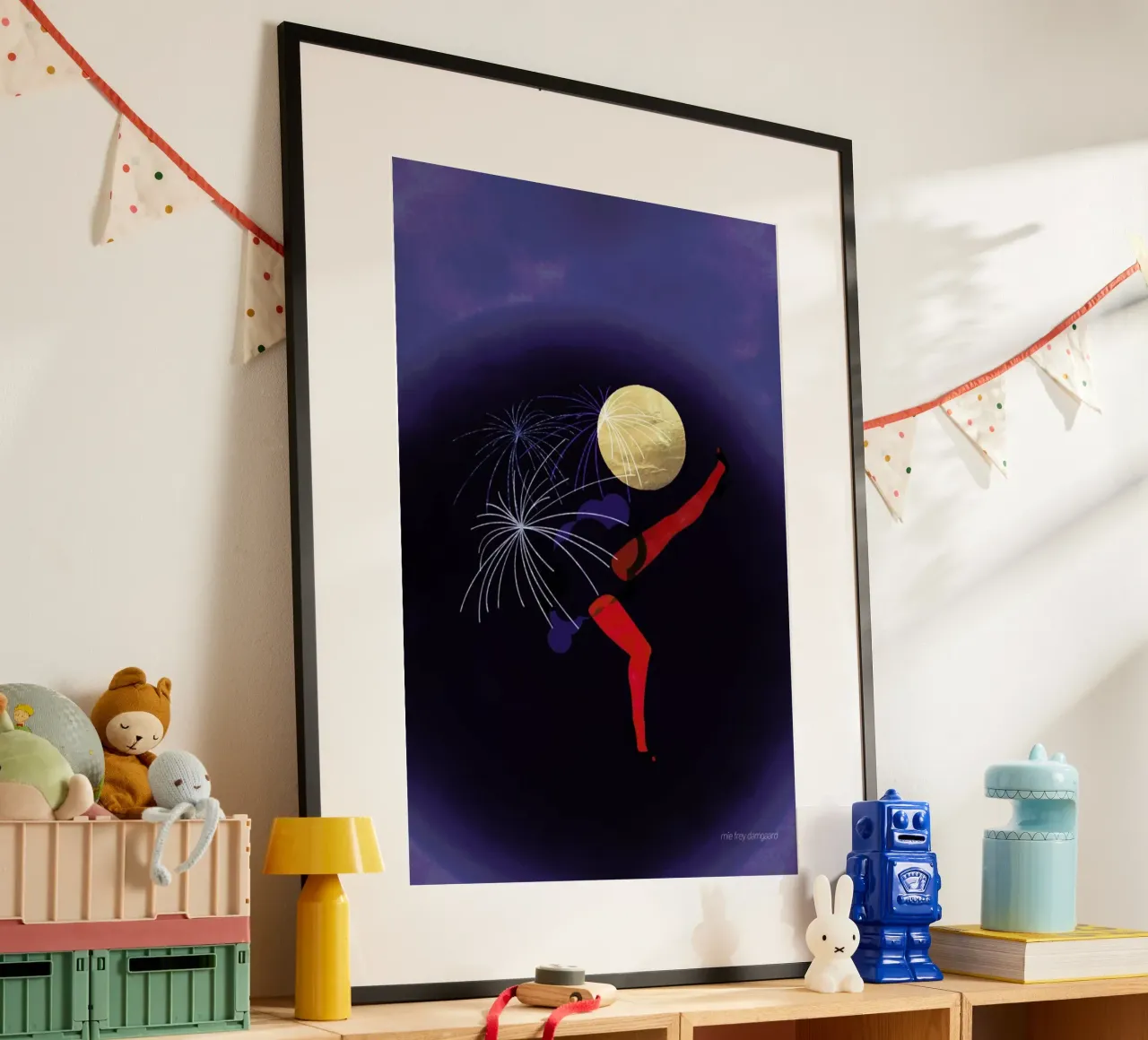 Festive poster da Mie Frey Damgaard