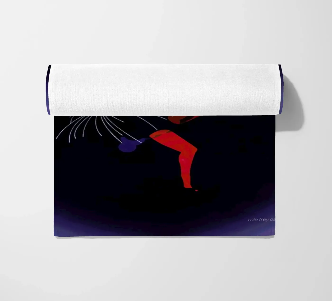 Festive beach towel by Mie Frey Damgaard