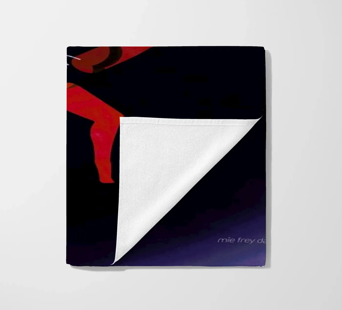 Festive beach towel by Mie Frey Damgaard