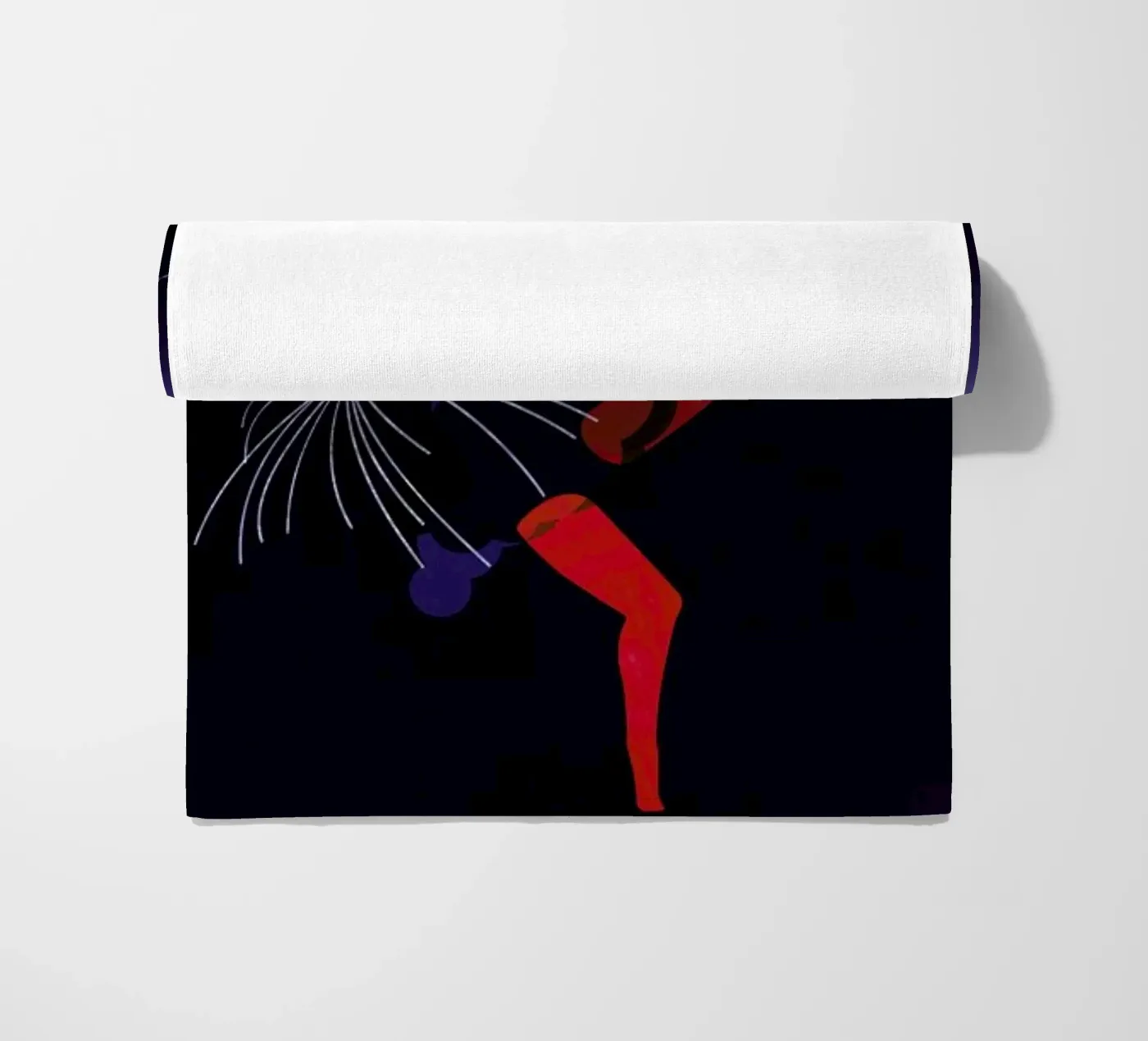 Festive beach towel by Mie Frey Damgaard