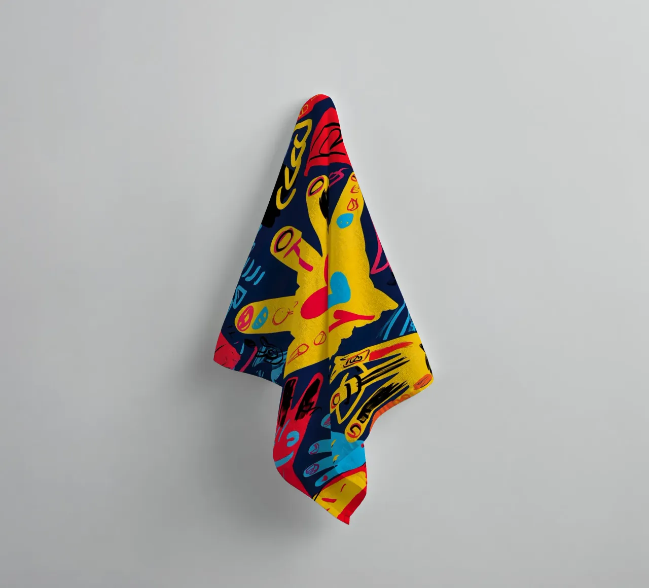All You Need Is Love | Action Painting asciugamano da bagno da Autofocus