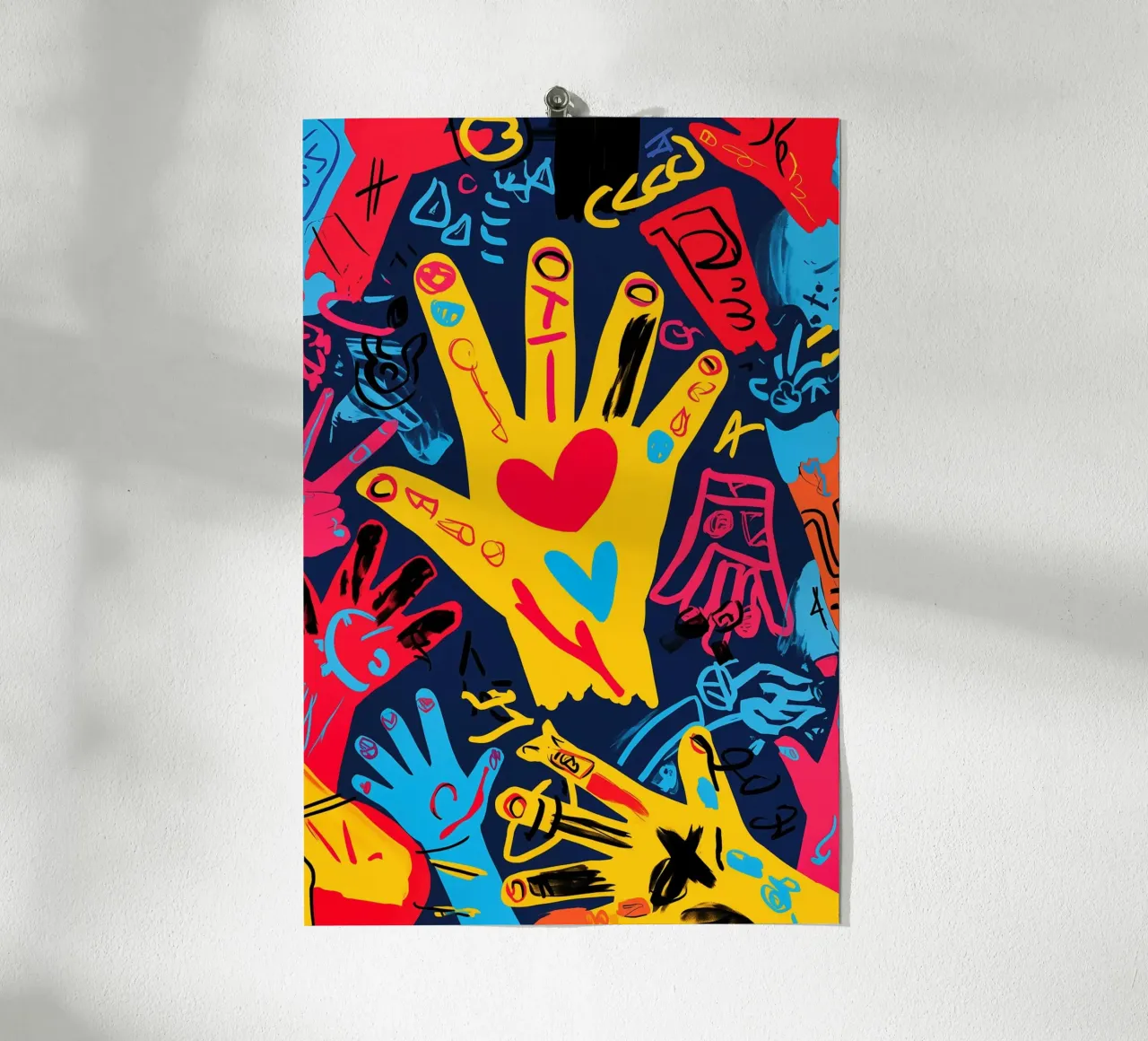 All You Need Is Love | Action Painting poster da Autofocus