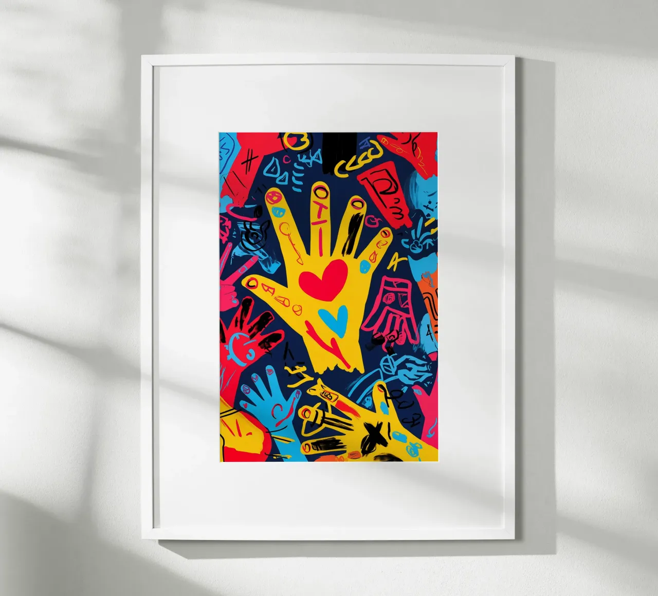 All You Need Is Love | Action Painting poster da Autofocus