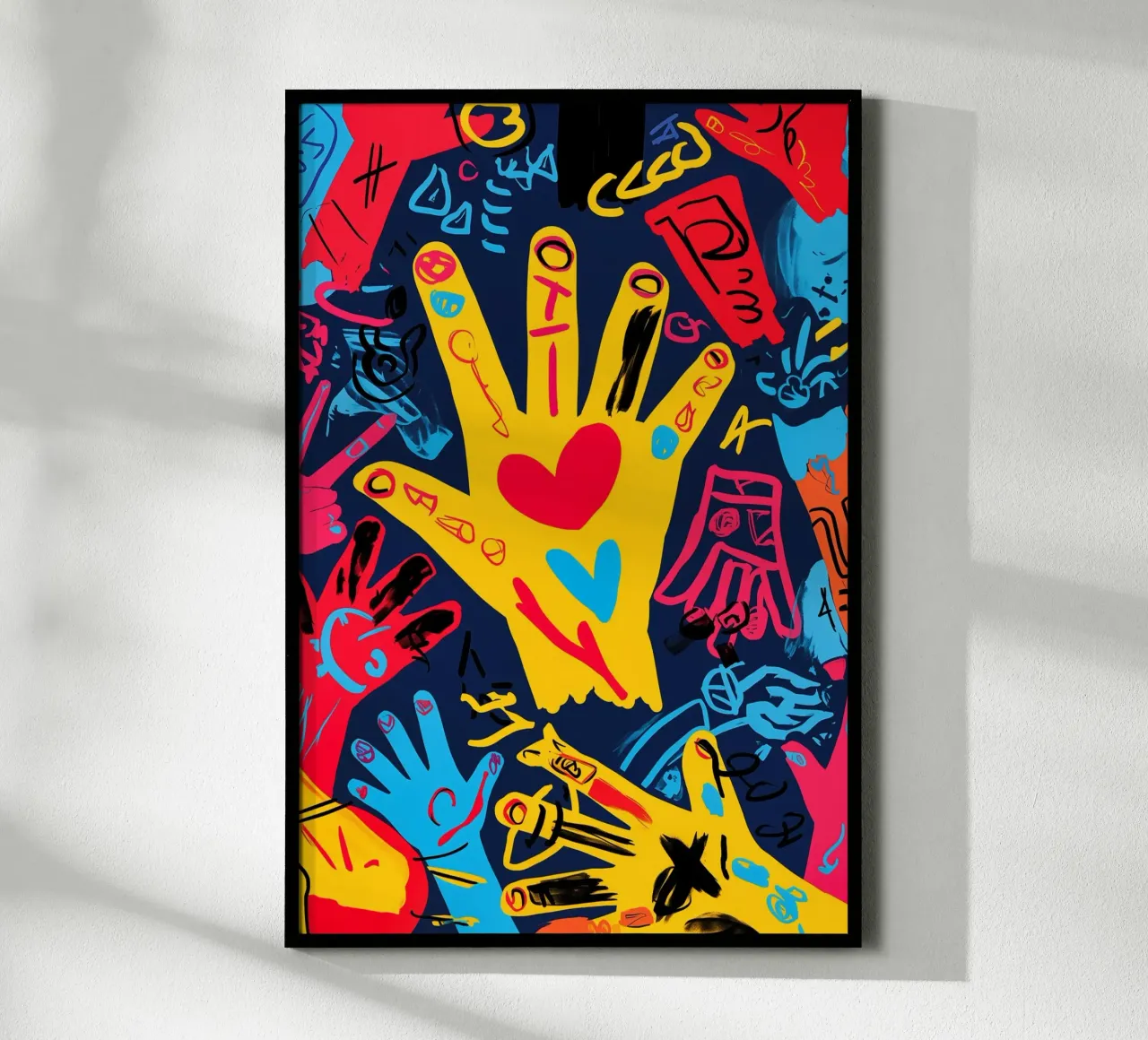 All You Need Is Love | Action Painting poster da Autofocus