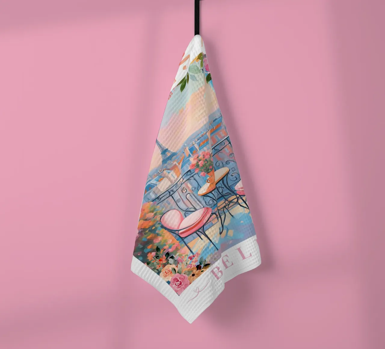Paris Brunch Print torchon de Bella Studio