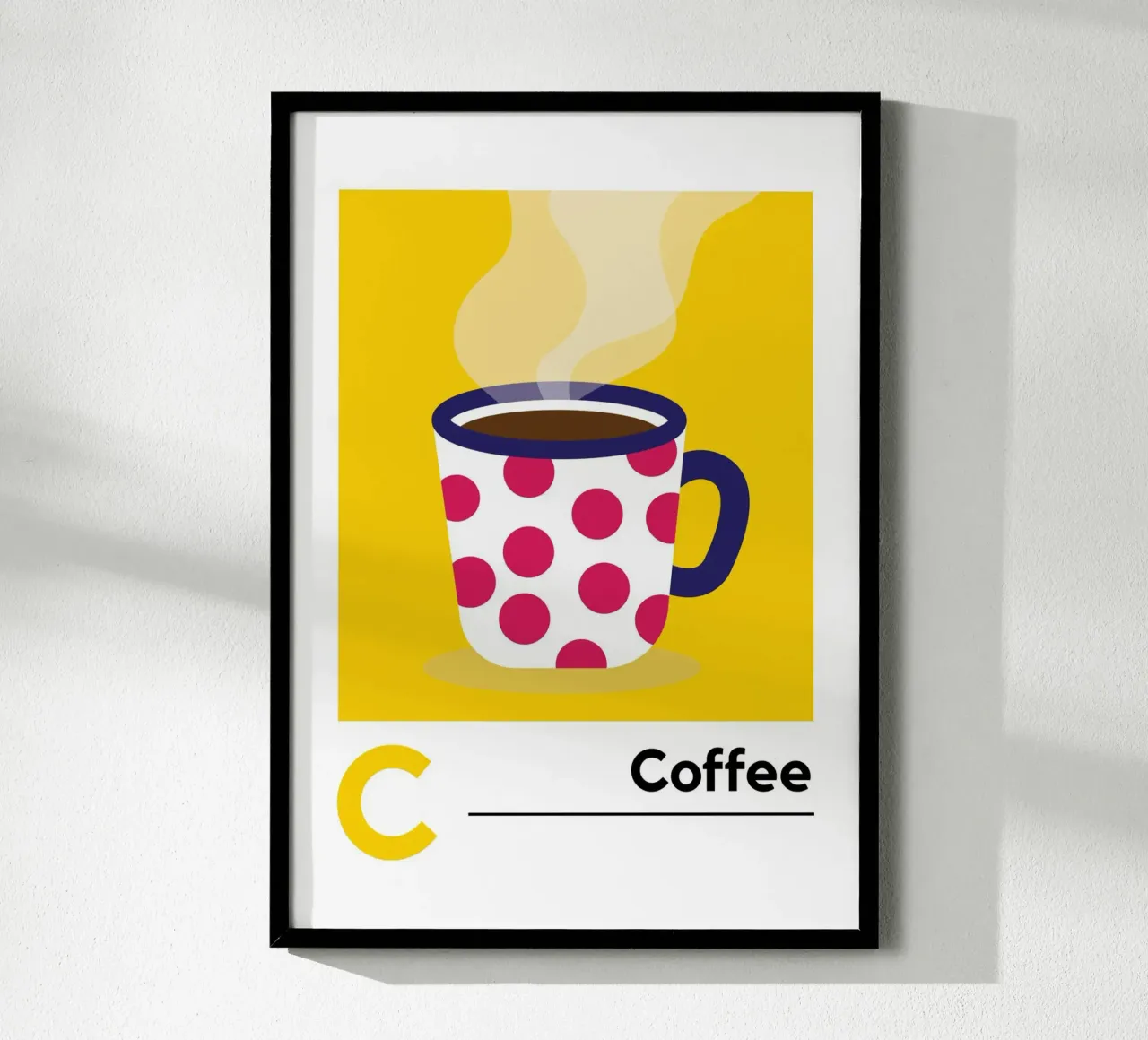 Coffee / Alphabet / Letter C poster da Happysproutstudio