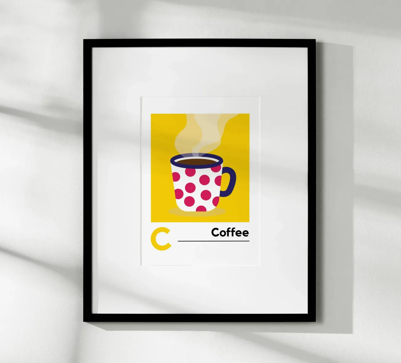 Coffee / Alphabet / Letter C poster da Happysproutstudio