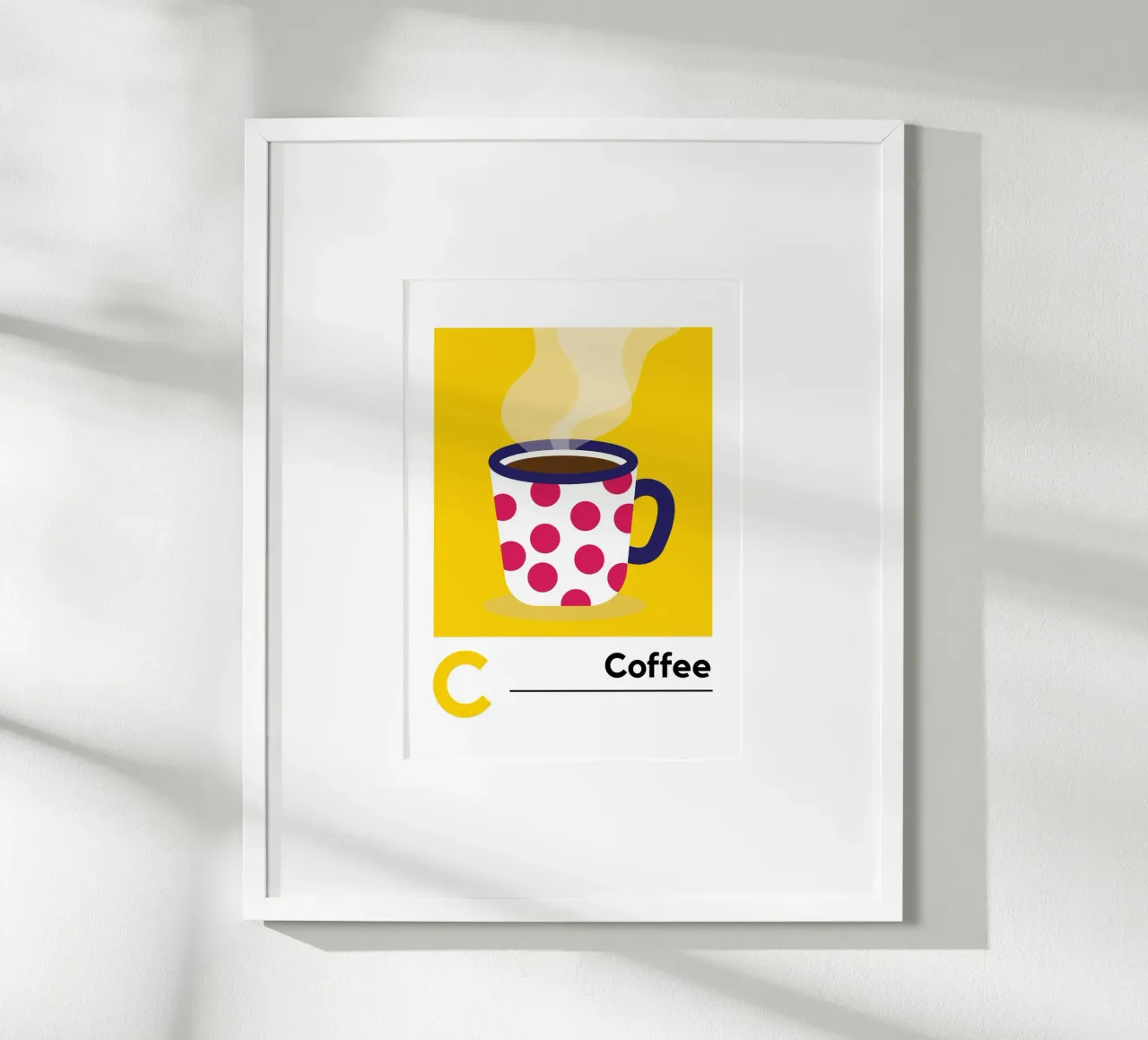 Coffee / Alphabet / Letter C poster da Happysproutstudio