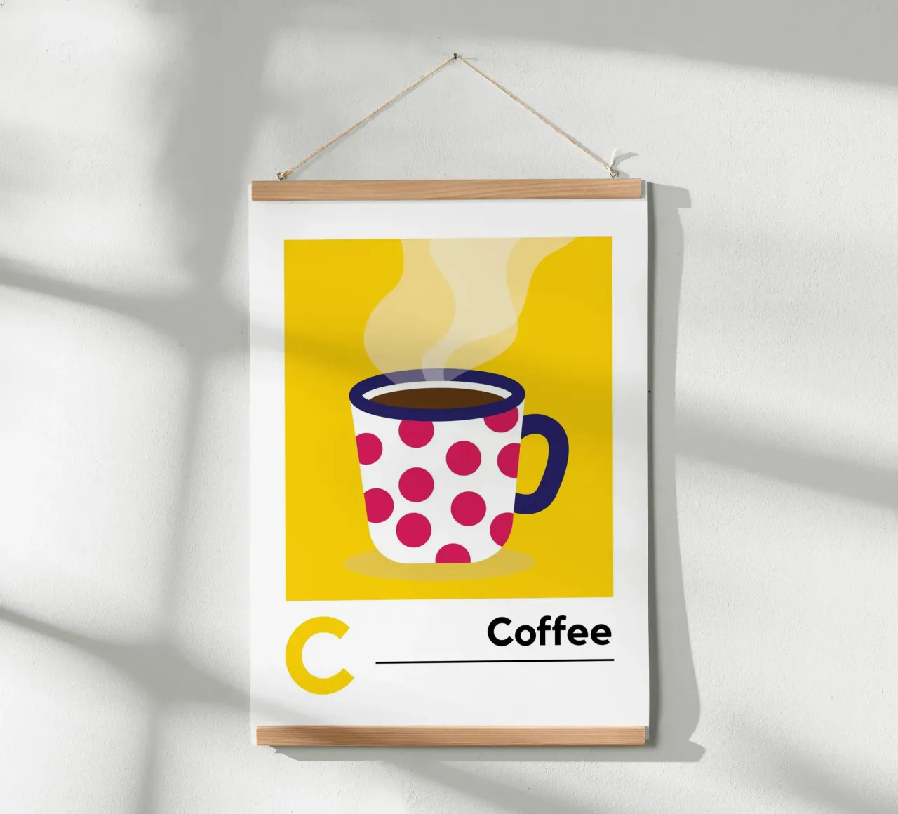 Coffee / Alphabet / Letter C poster da Happysproutstudio