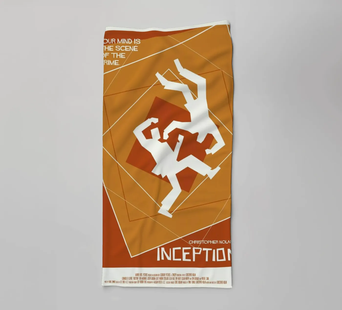 Inception A towel by Rodolfo Reyes