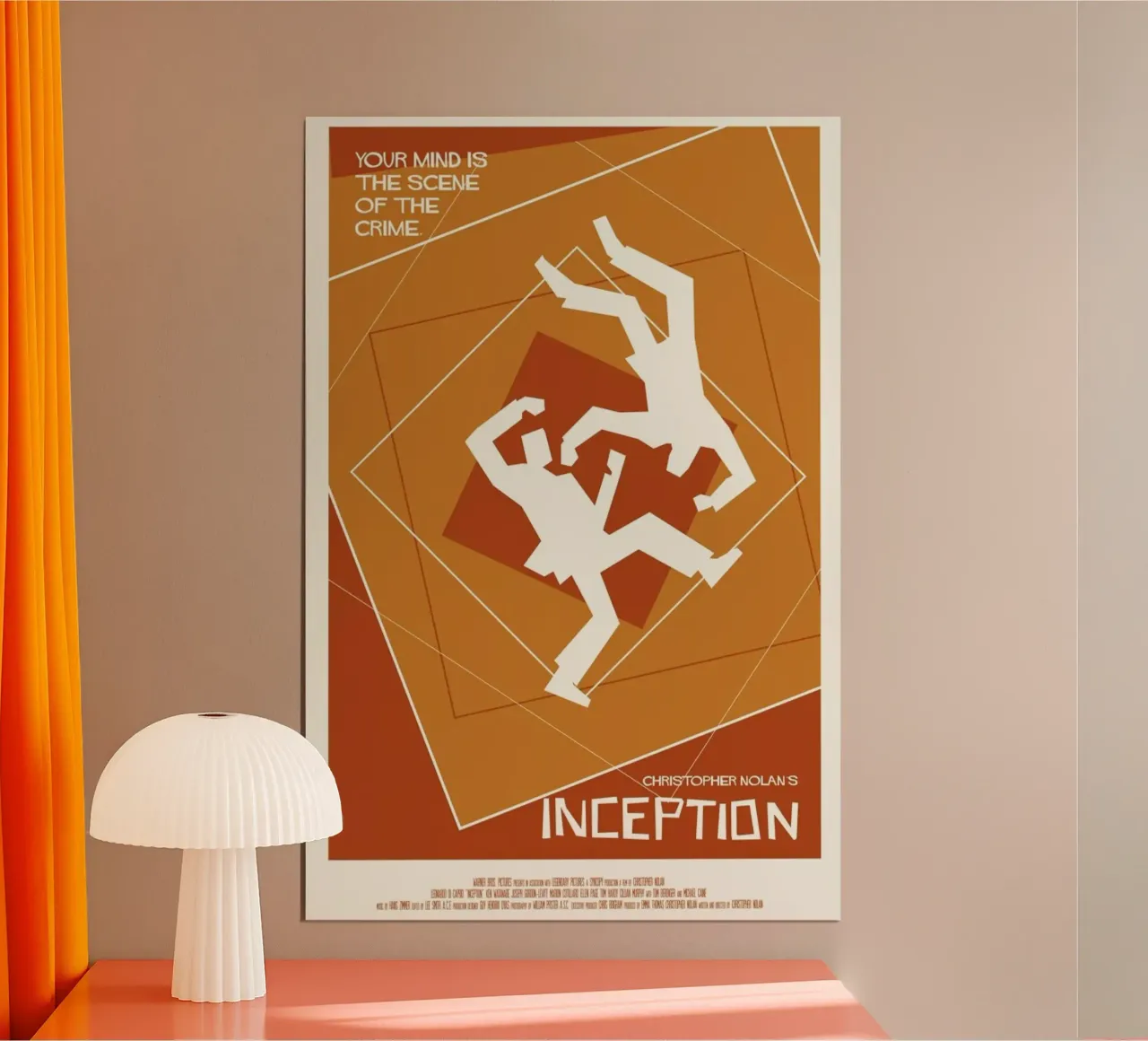 Inception A poster con telaio in alluminio da Rodolfo Reyes