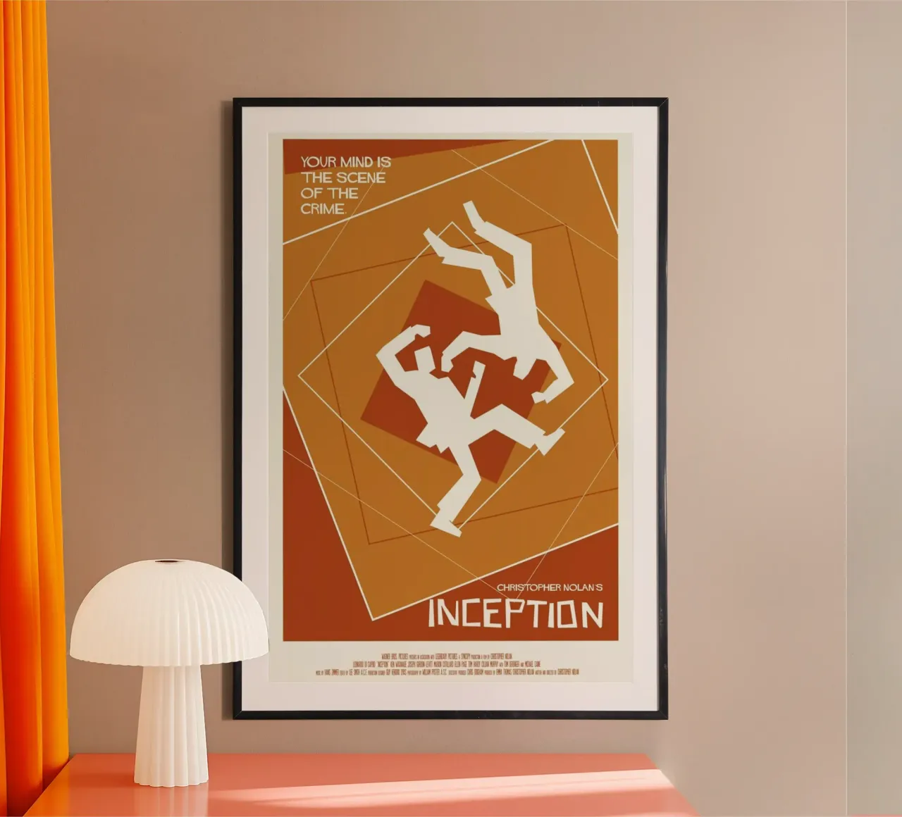 Inception A poster con telaio in alluminio da Rodolfo Reyes