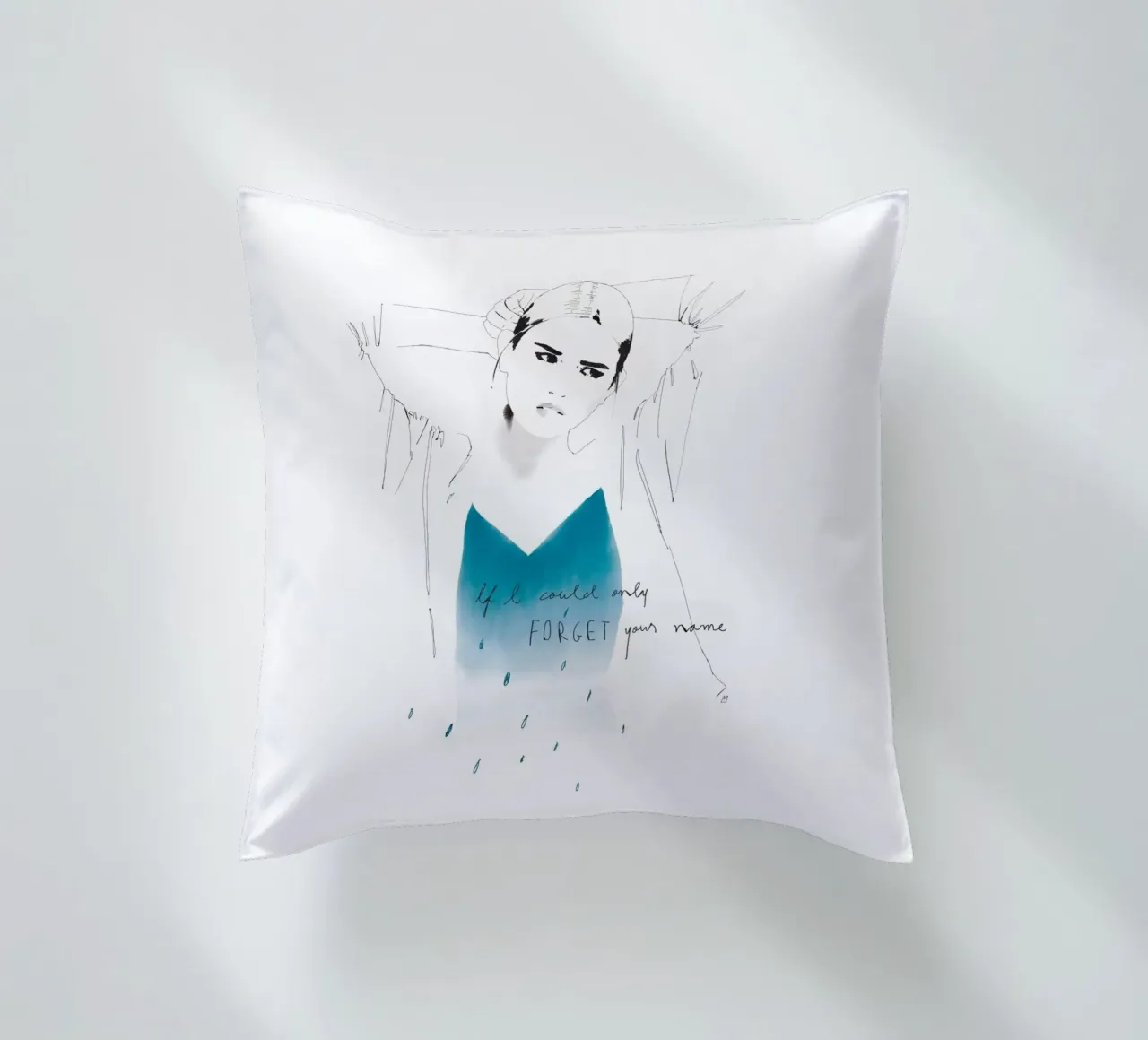 If I Could Only Forget Your Name cuscino da Manuel Rebollo
