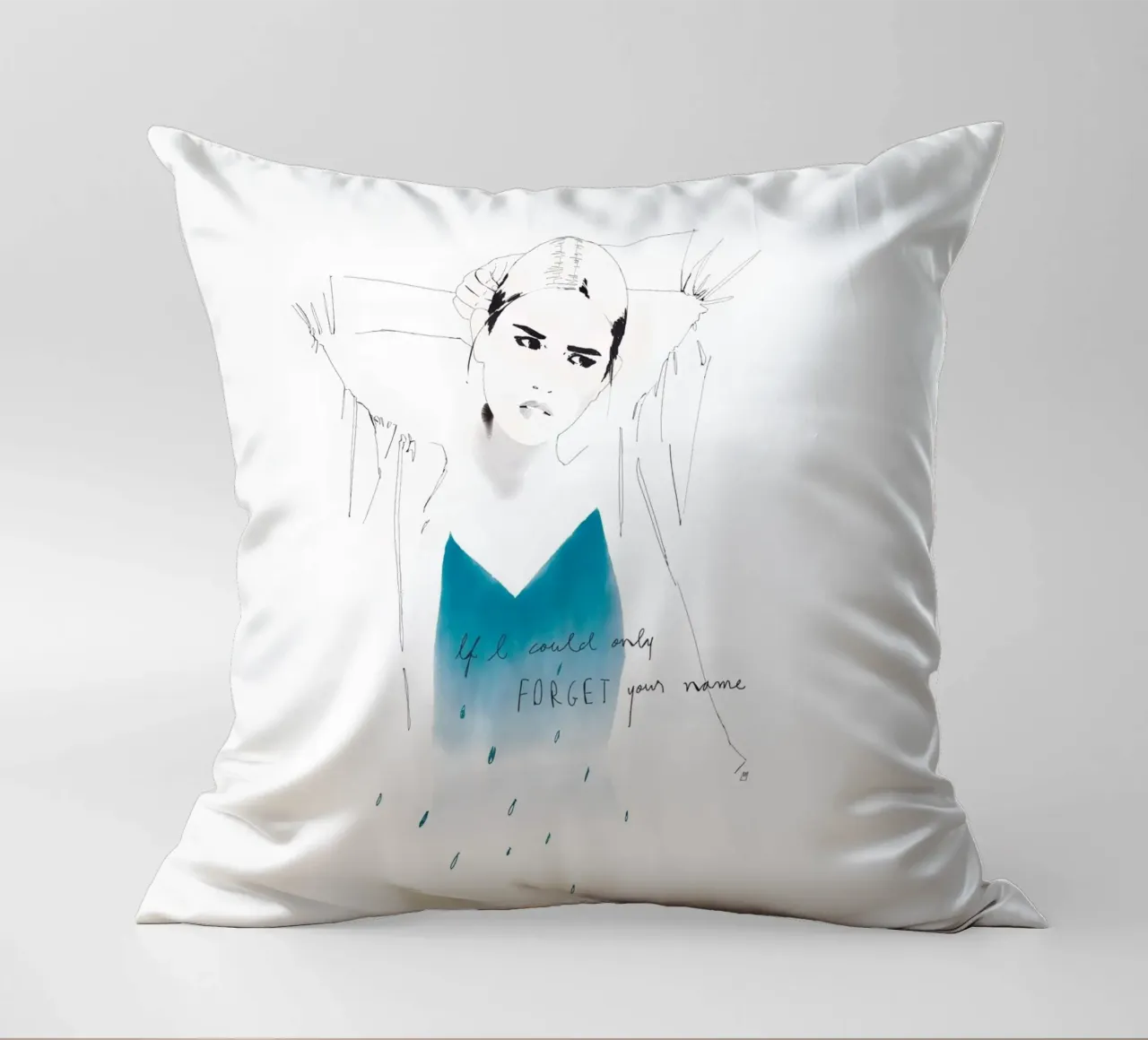 If I Could Only Forget Your Name cuscino da Manuel Rebollo