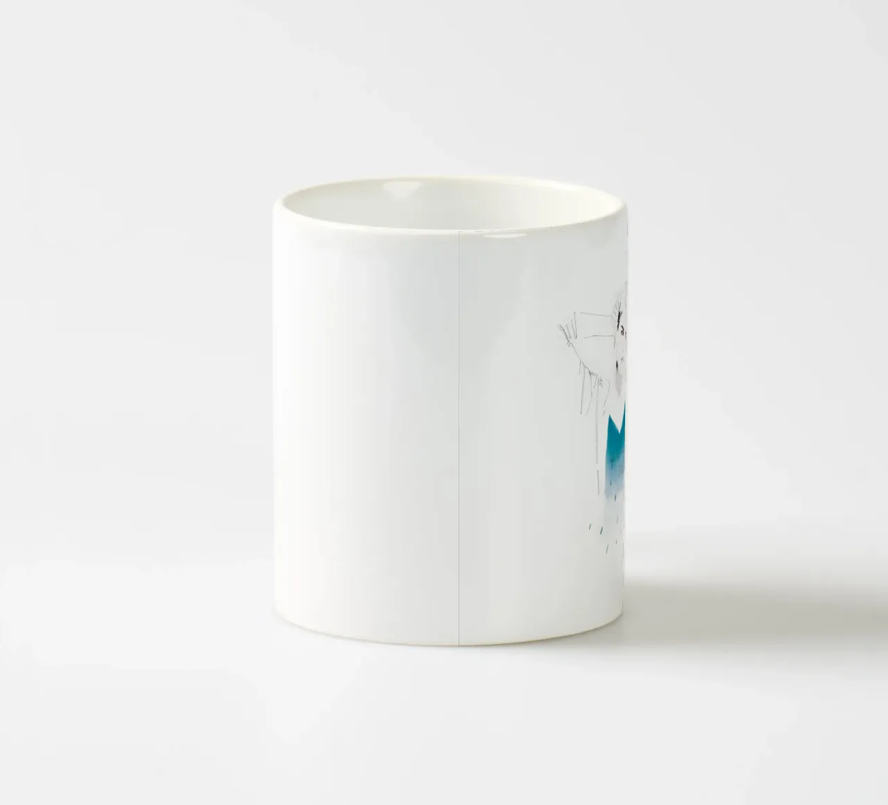 If I Could Only Forget Your Name tazza in ceramica da Manuel Rebollo