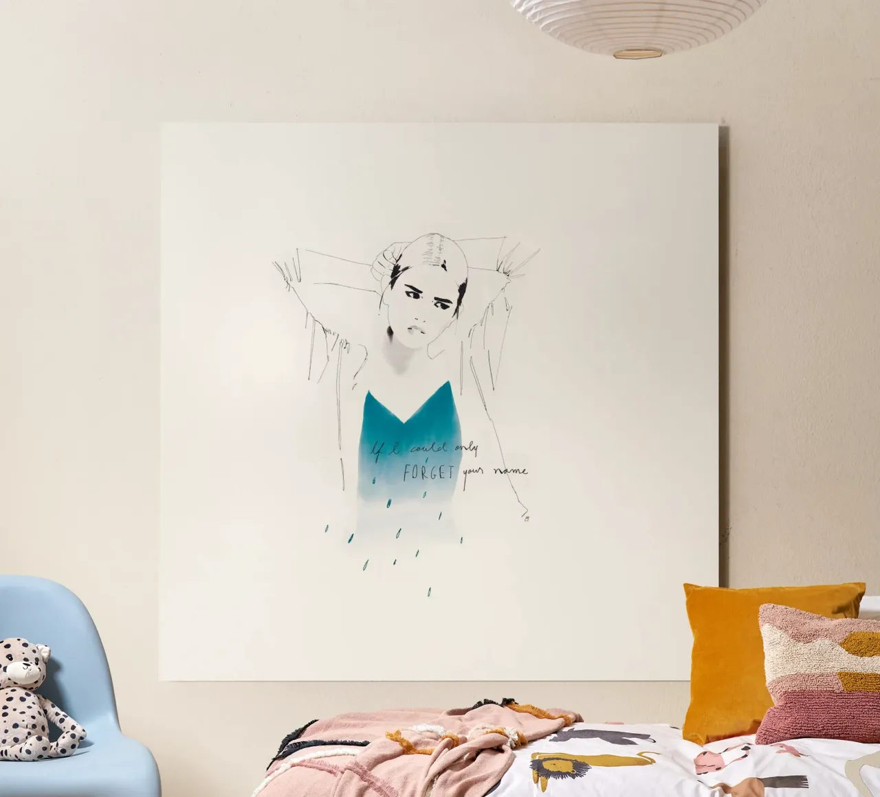 If I Could Only Forget Your Name alluminio dibond da Manuel Rebollo