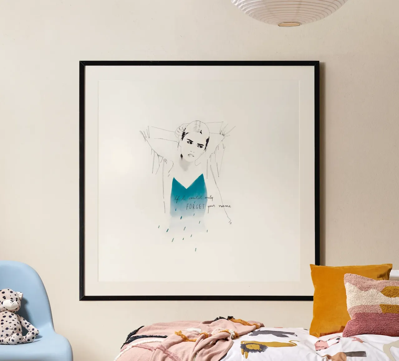 If I Could Only Forget Your Name carta hahnemühle da Manuel Rebollo