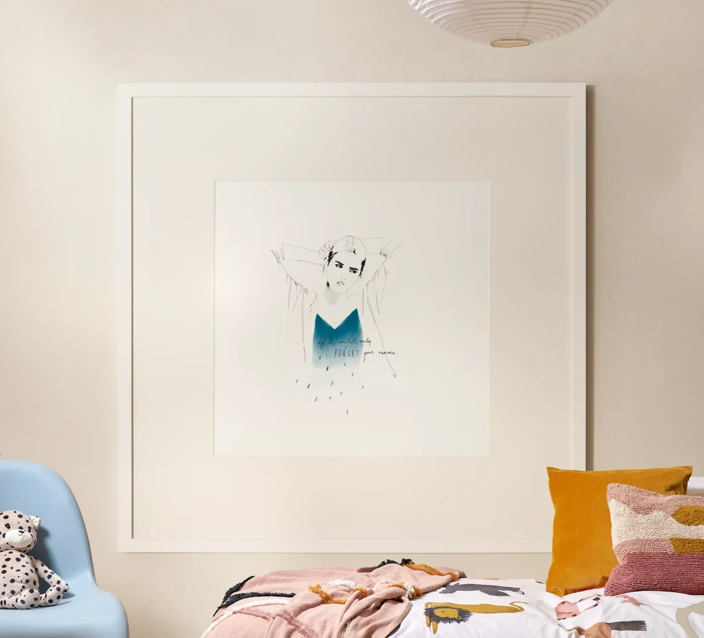 If I Could Only Forget Your Name Poster von Manuel Rebollo