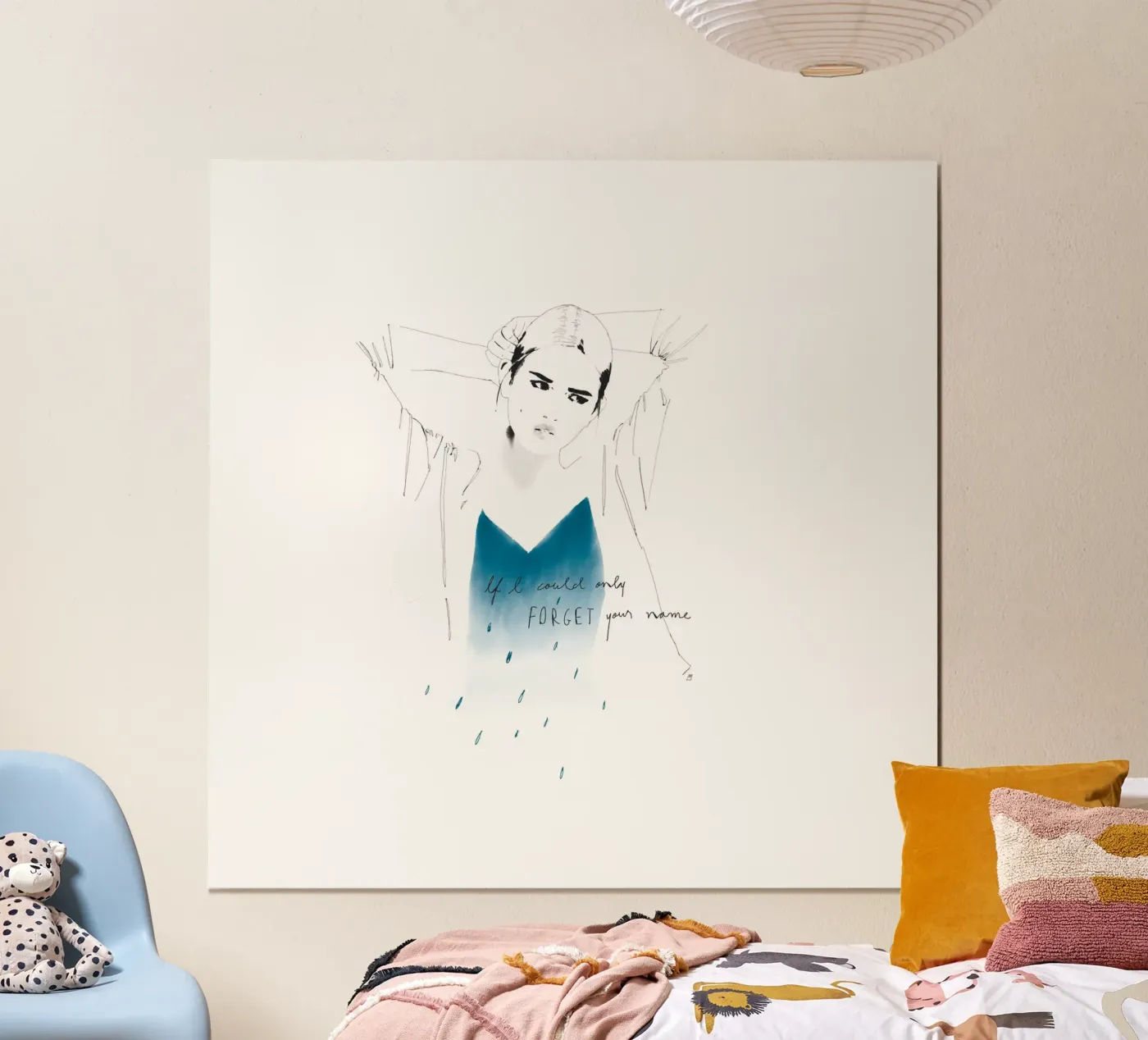 If I Could Only Forget Your Name Poster von Manuel Rebollo