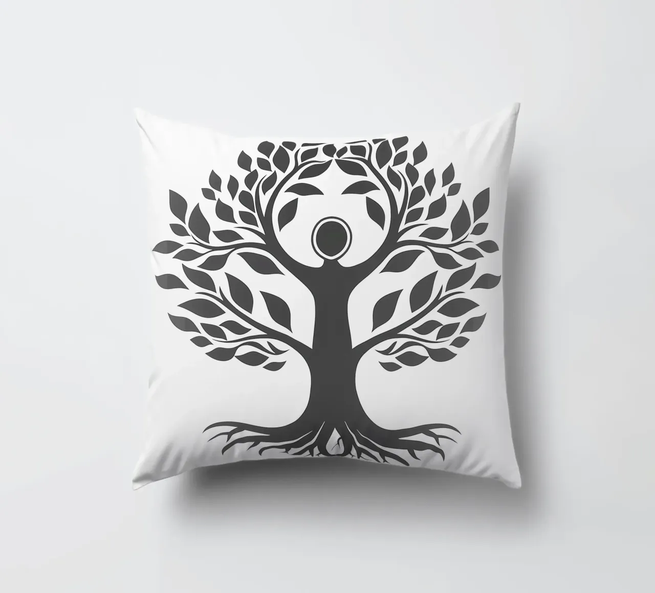 Close to nature - like a tree decorative cushion by Autofocus
