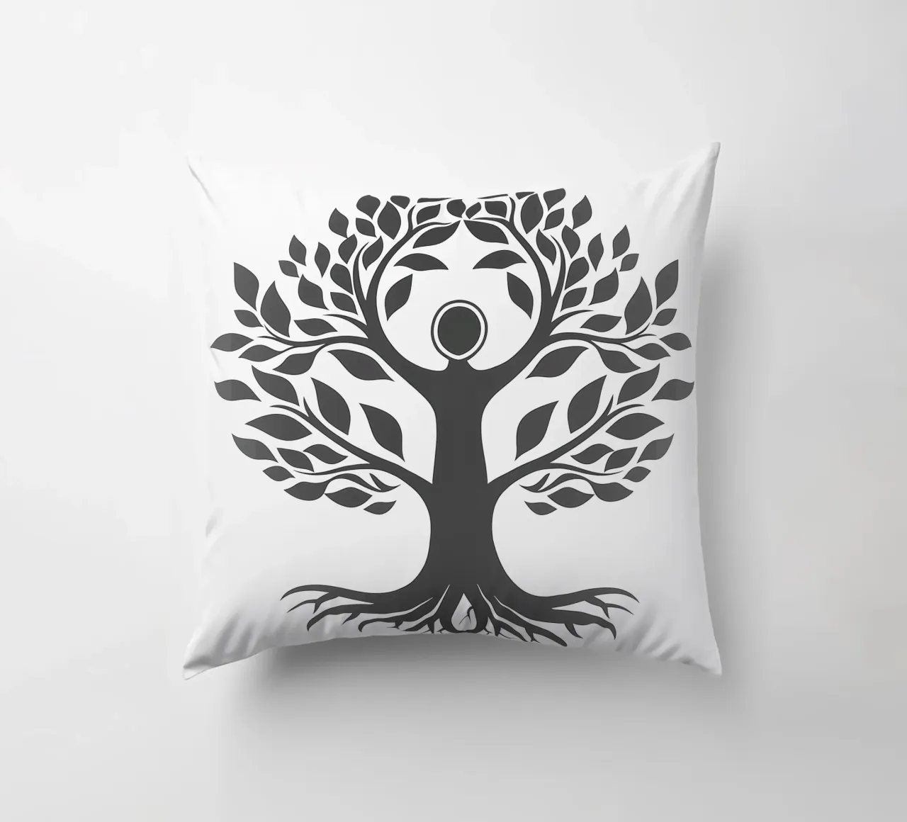 Close to nature - like a tree decorative cushion by Autofocus