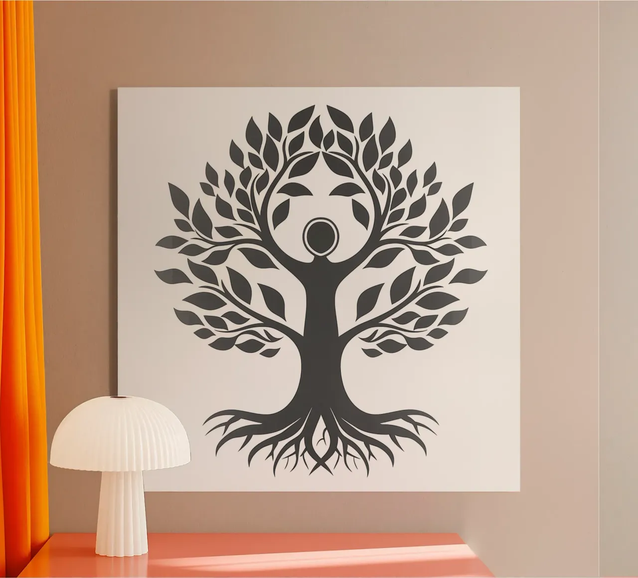 Naturverbunden - Wie ein Baum Acryl-Glas von Autofocus