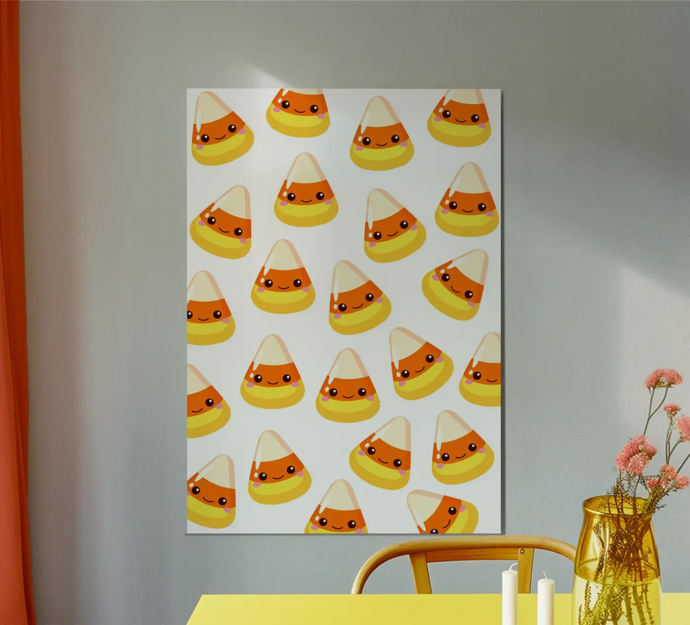 Candy corn poster by Happypatterns