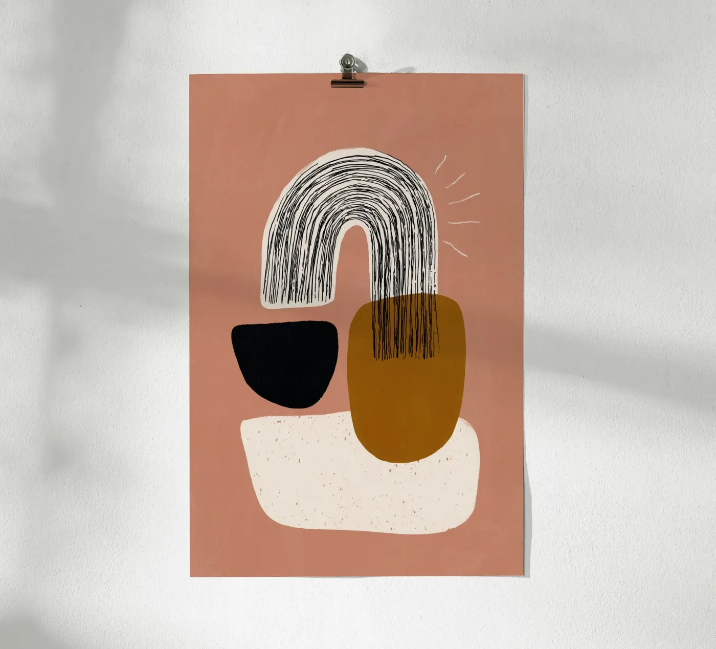 Floating Forms No 04 poster by treechild