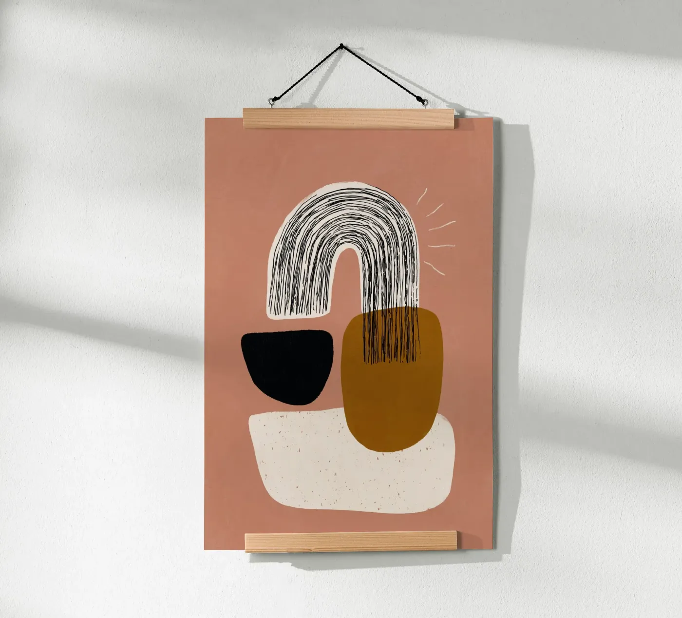 Floating Forms No 04 poster by treechild