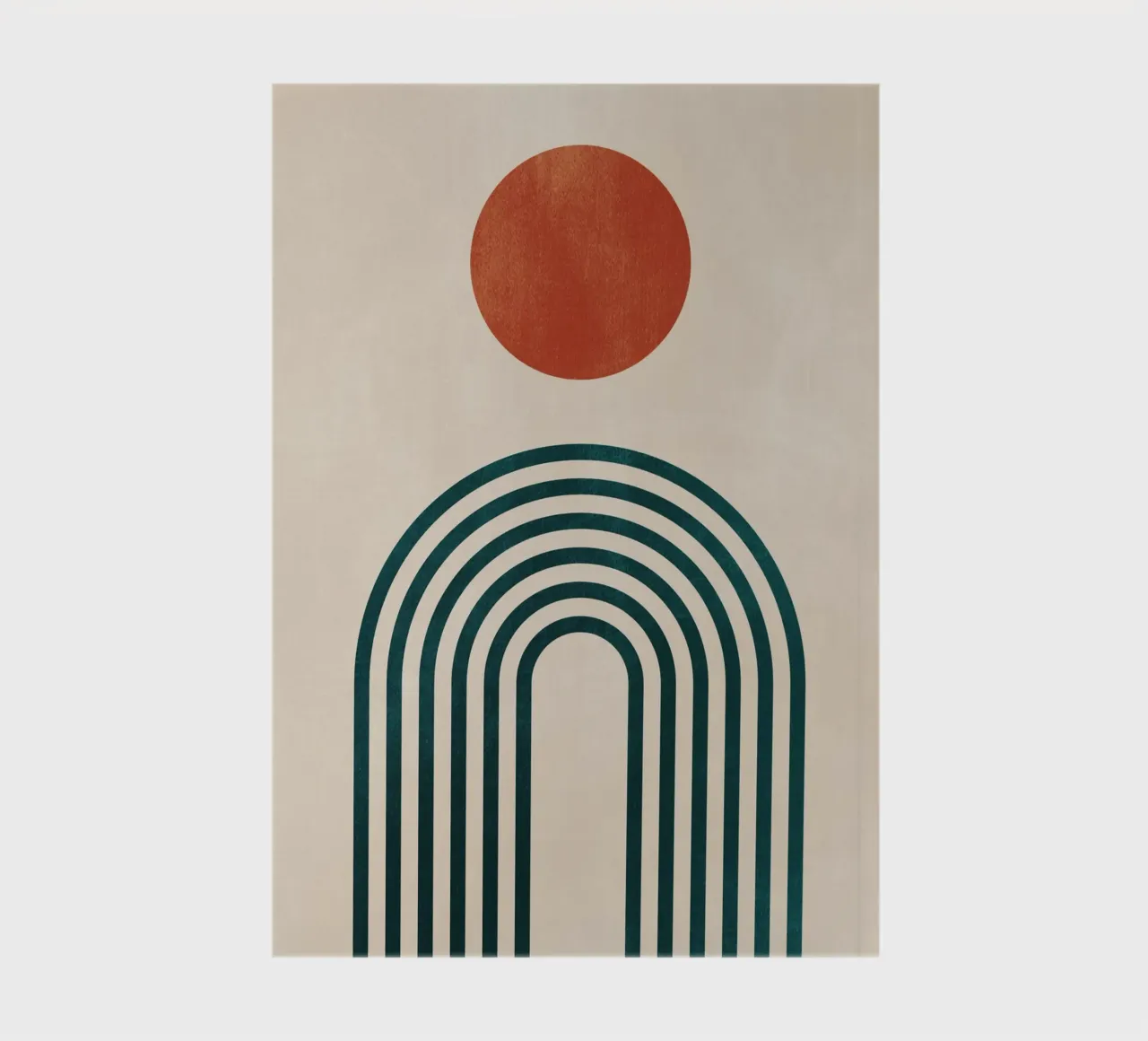 Abstract Minimal Geometric 6 notebook by Gaite