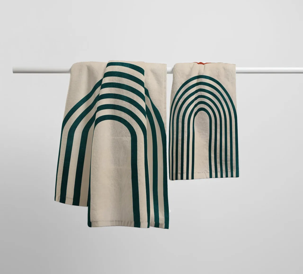 Abstract Minimal Geometric 6 towel by Gaite