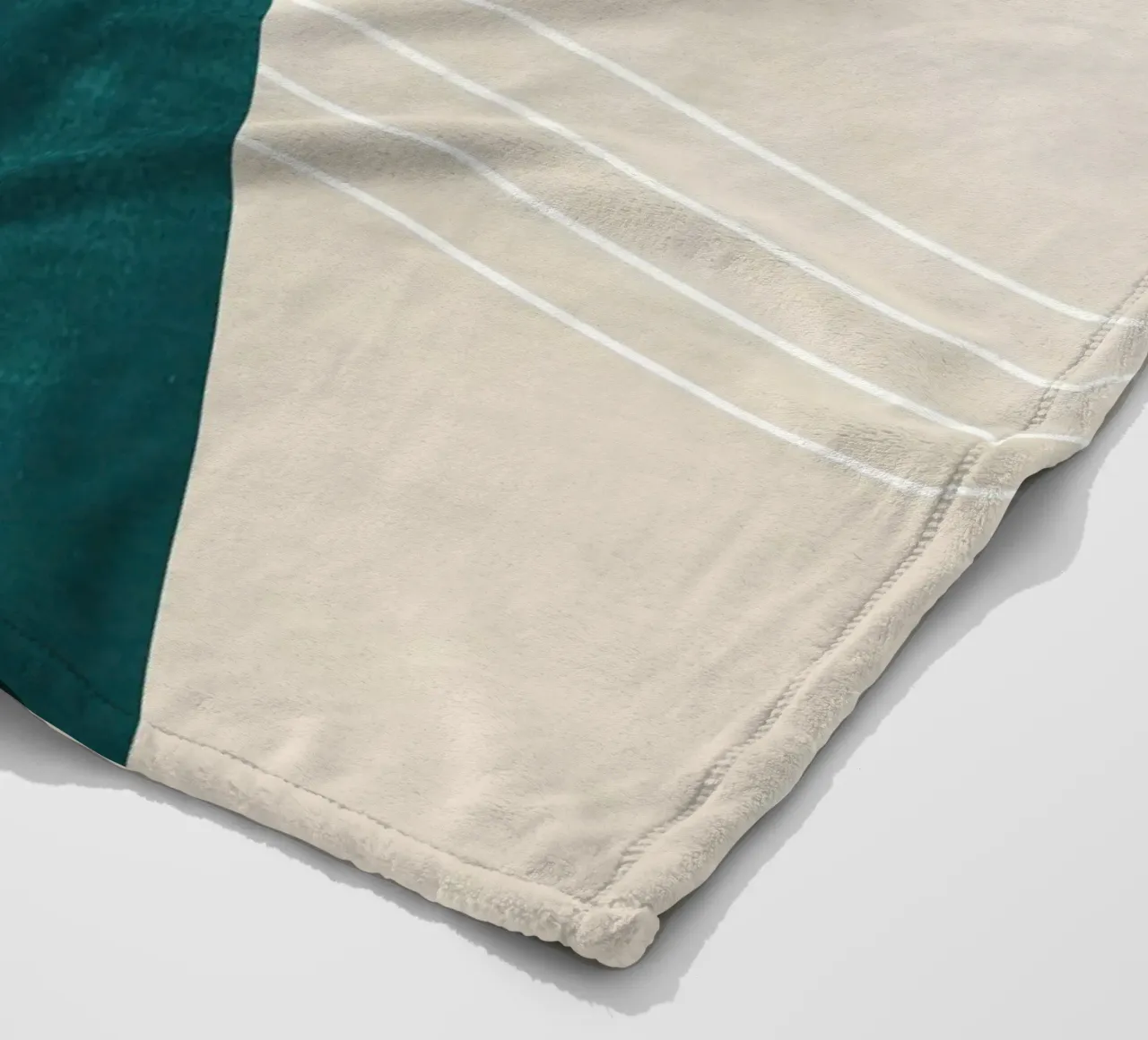 Abstract Minimal Geometric 7 fleece blanket by Gaite