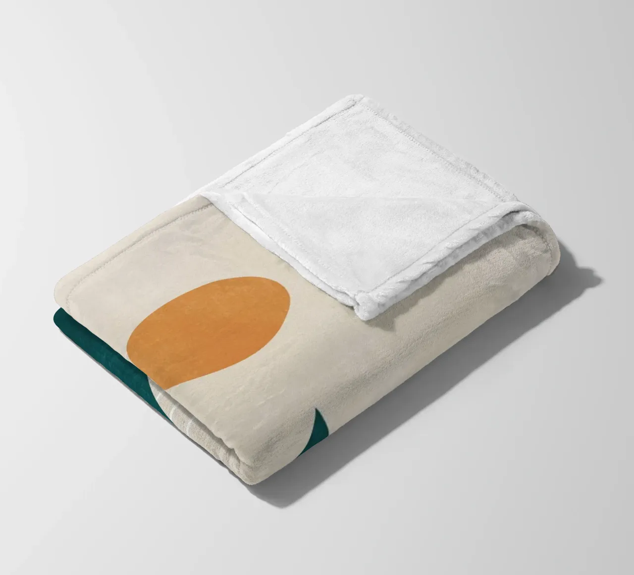 Abstract Minimal Geometric 7 fleece blanket by Gaite