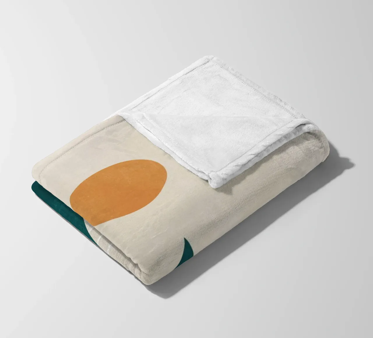 Abstract Minimal Geometric 7 fleece blanket by Gaite
