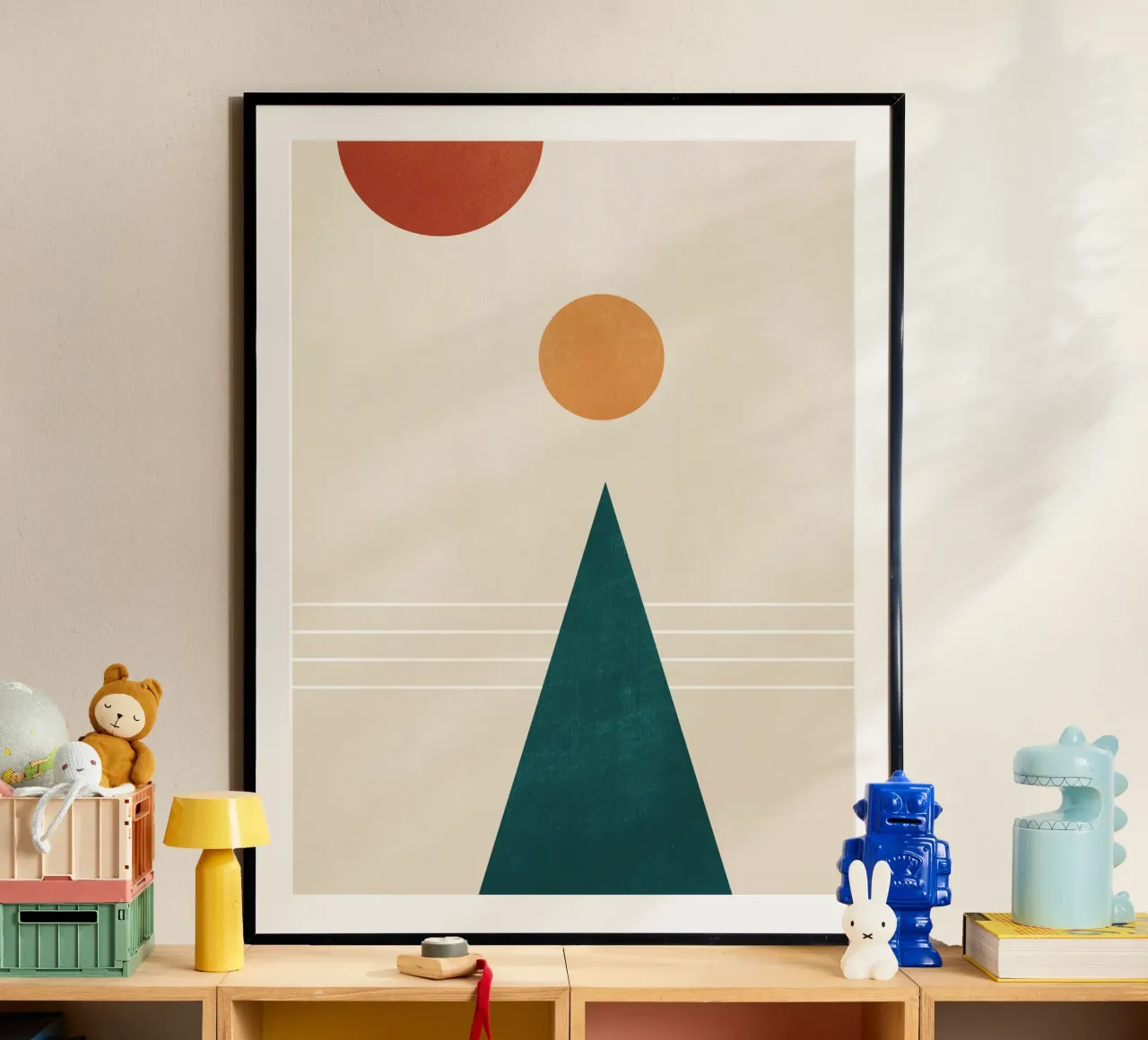 Geometrico astratto minimale 7 carta hahnemühle da Gaite