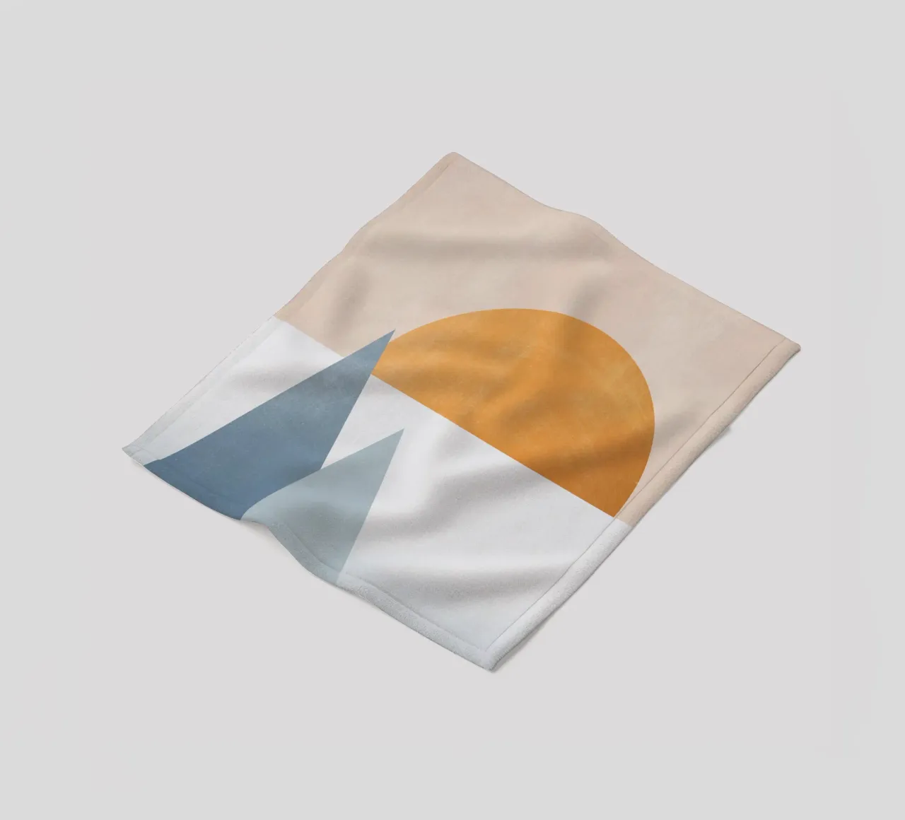 Geometrico astratto minimale 5 coperta in pile da Gaite