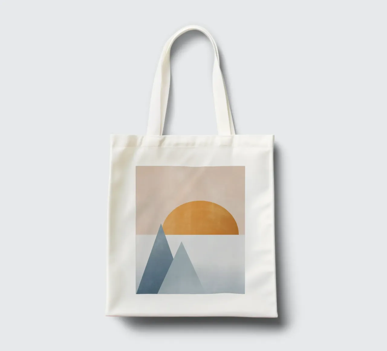 Abstract Minimaal Geometrisch 5 jute draagtas van Gaite