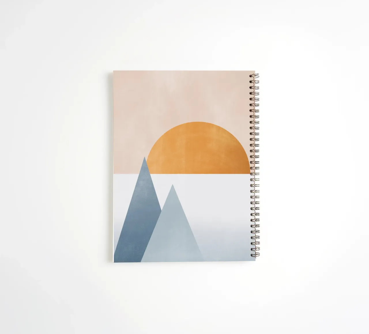 Abstract Minimal Geometric 5 spiral notebook by Gaite