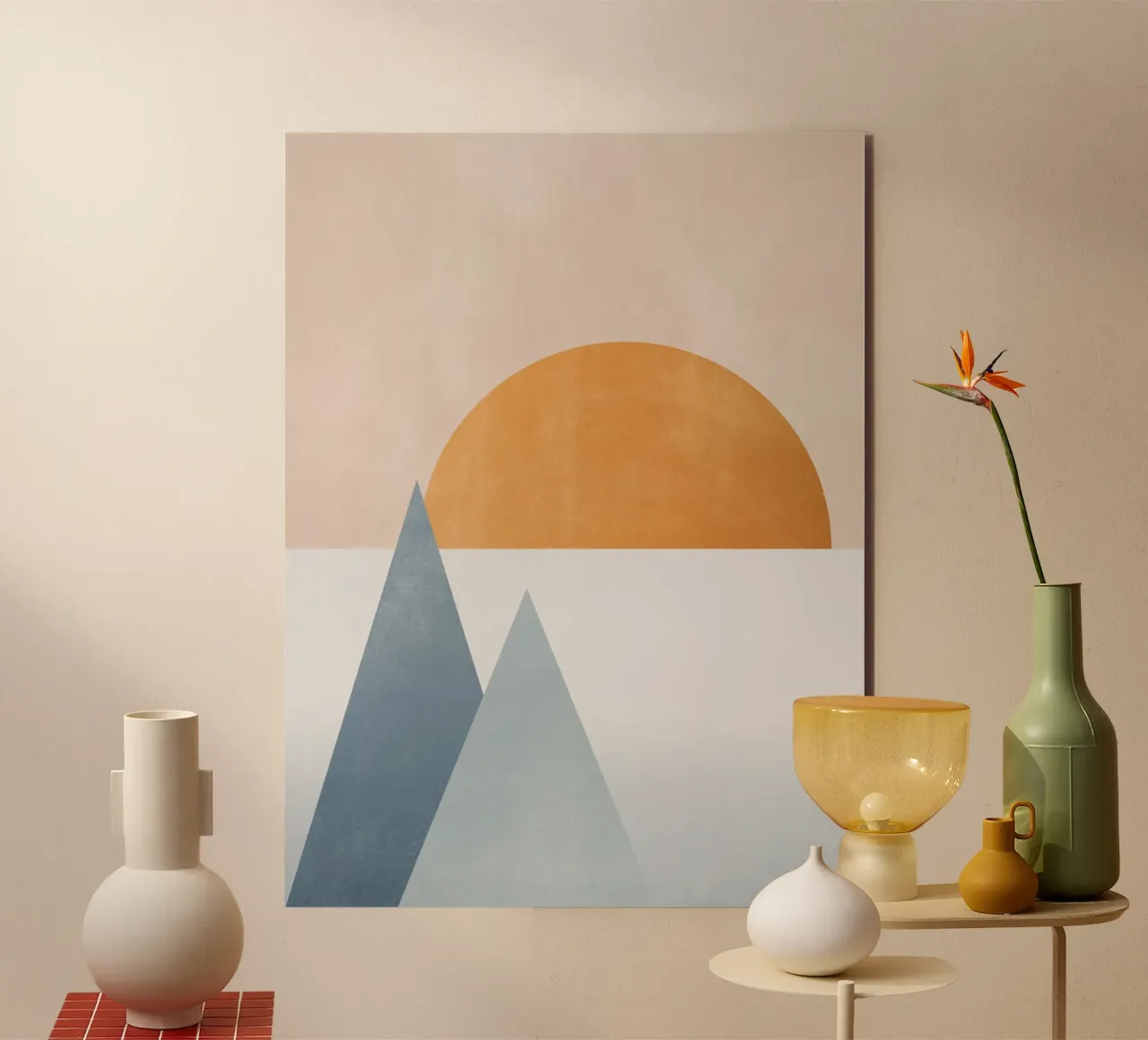 Abstract Minimal Geometric 5 alu-dibond by Gaite
