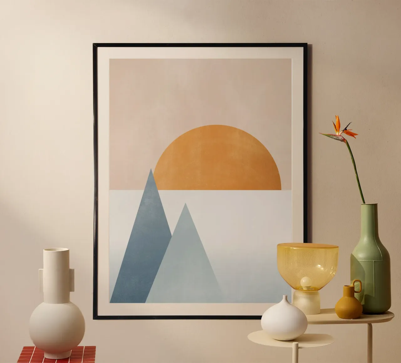 Geometrico astratto minimale 5 carta hahnemühle da Gaite