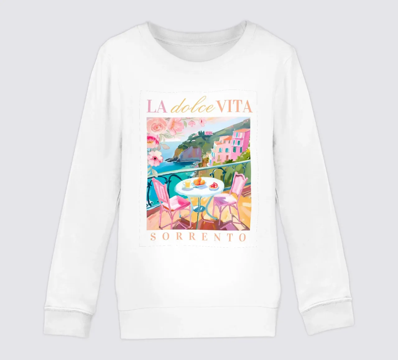 La Dolce Vita Brunch Print felpa bambino da Bella Studio