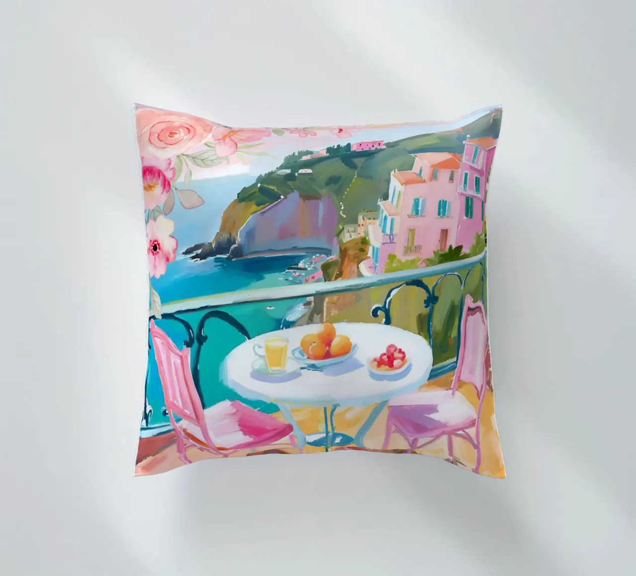La Dolce Vita Brunch Print cuscino da Bella Studio