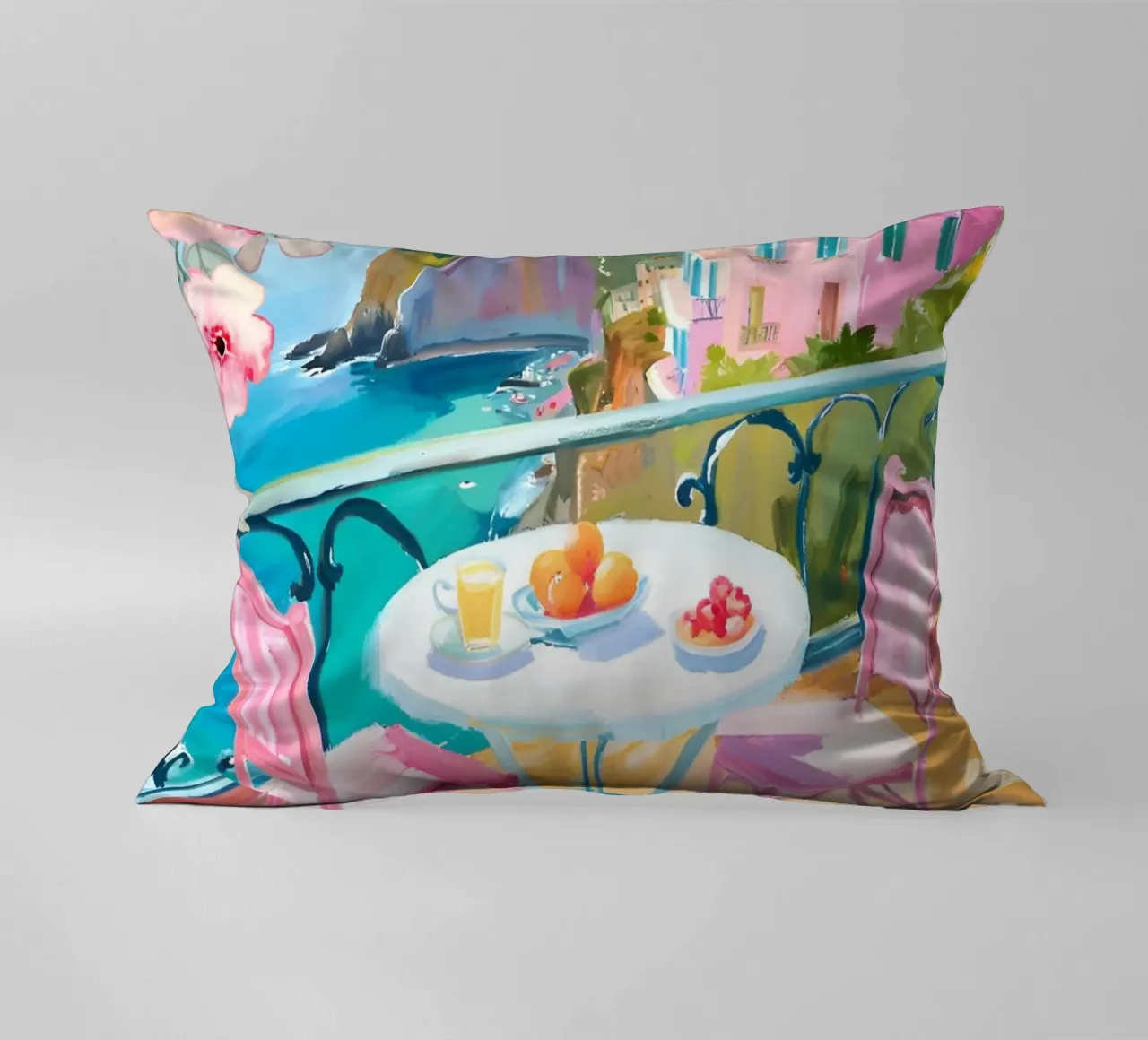 La Dolce Vita Brunch Print cuscino da Bella Studio